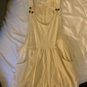 Cream romper overalls